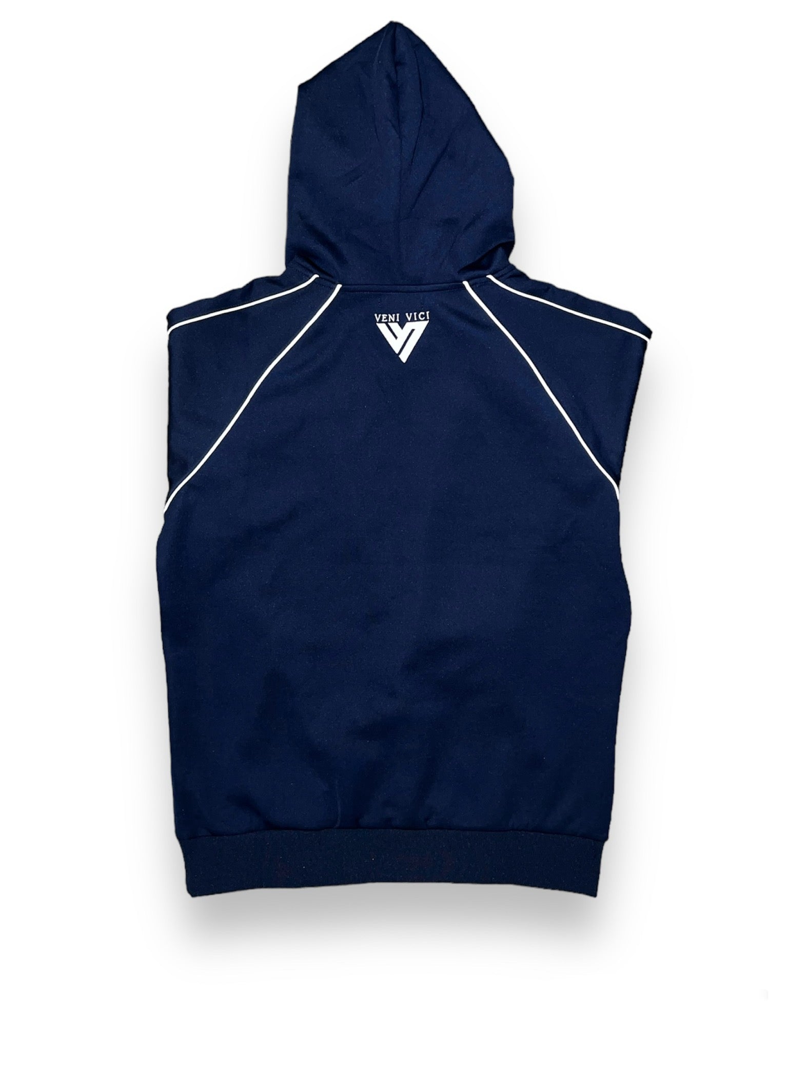 Veni Vici Victory Flare navy hoodie alternate view