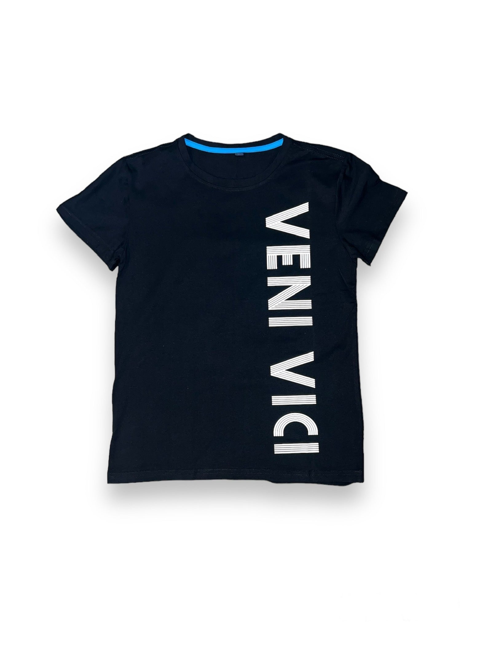 Veni Vici black Roman slim-fit graphic T-shirt product photo