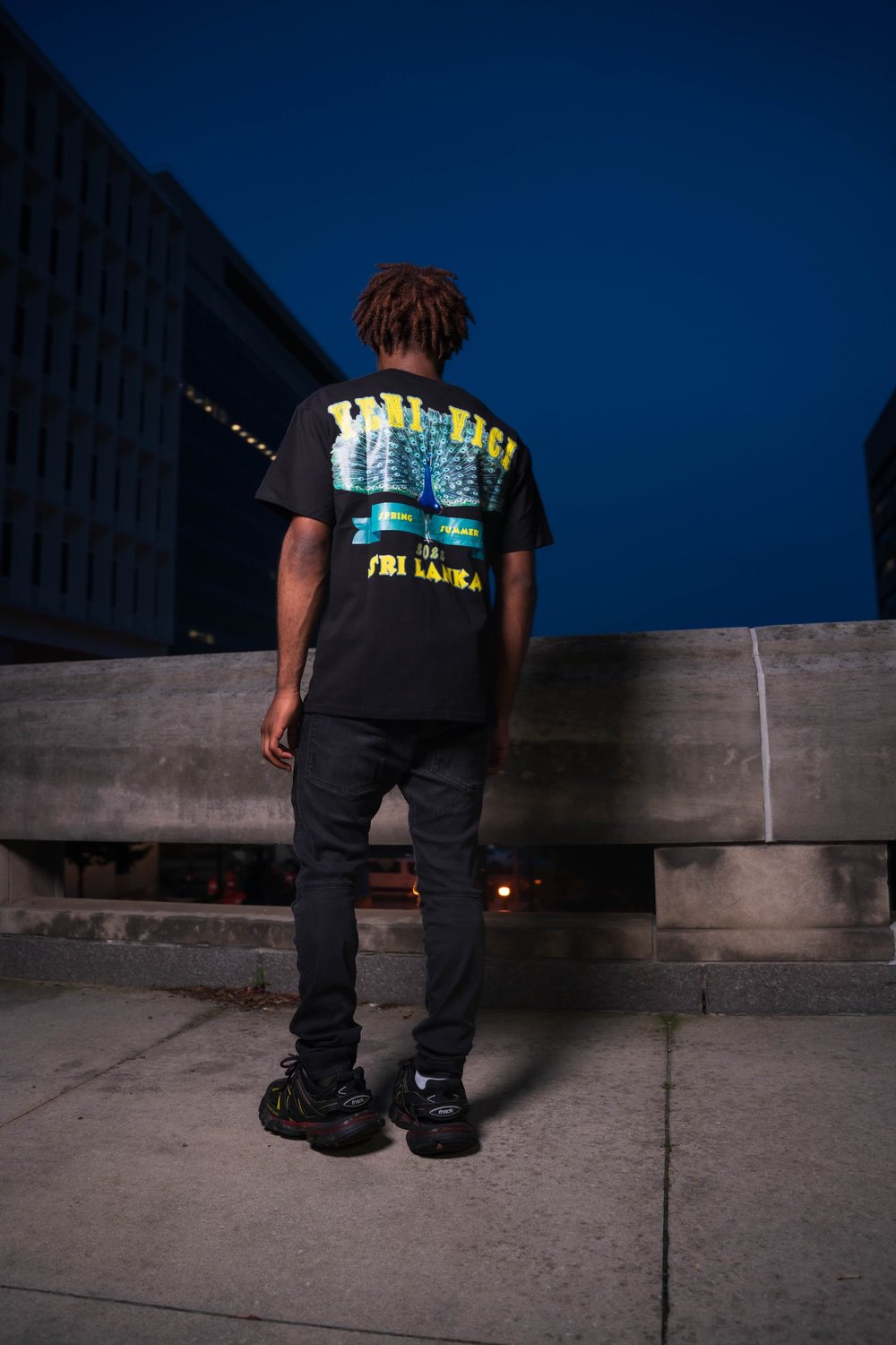 Black Pavona Tshirt