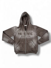 Grey Dominating Full Zip Hoodie