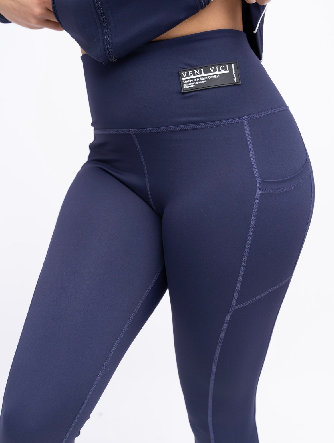 Navy Blue Vici Set Pants