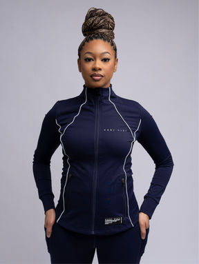 Navy Blue Vici Set Jacket