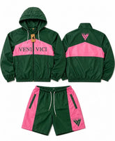 Civitas Green & Pink Two-Tone Set