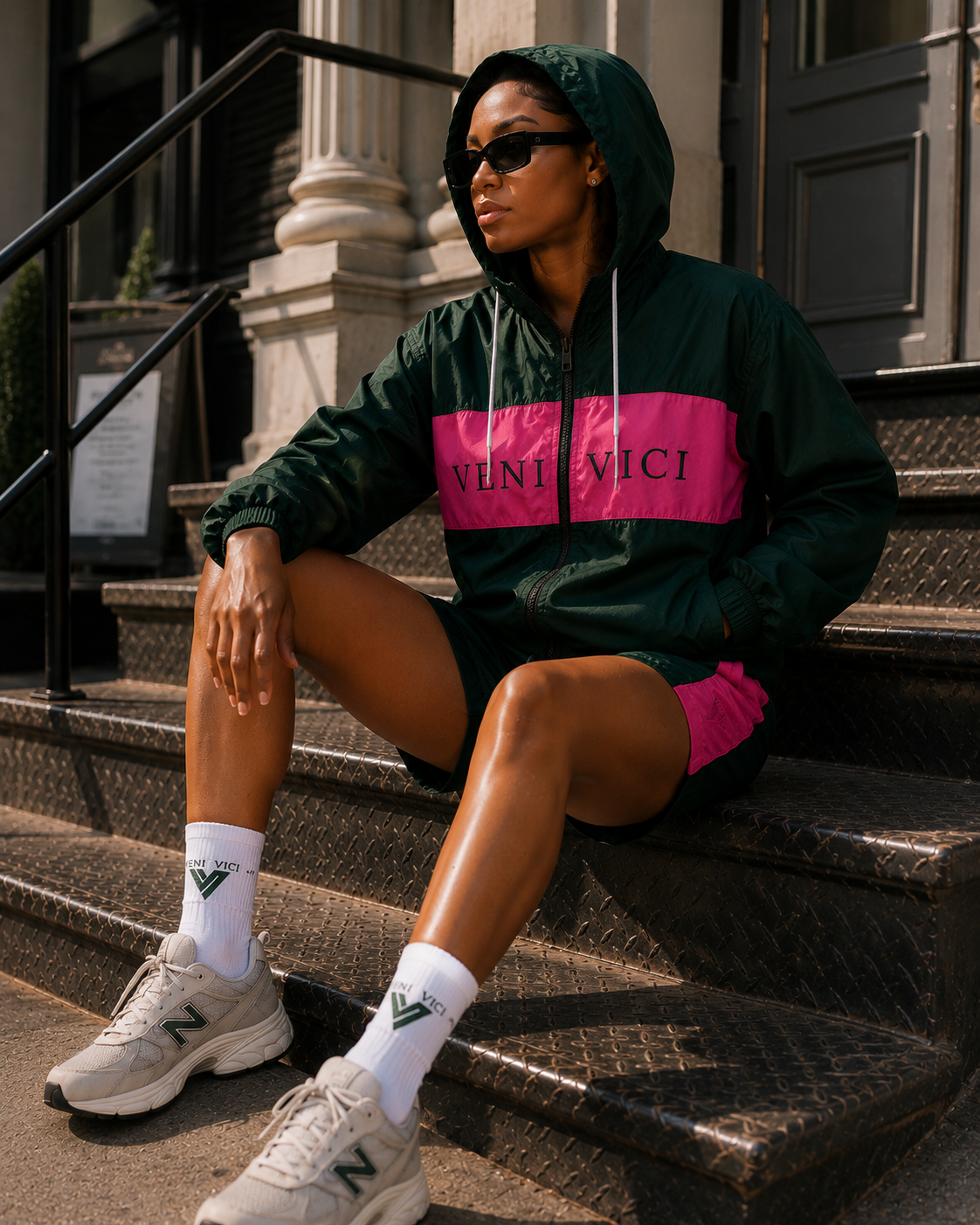 Civitas Green & Pink Two-Tone Set