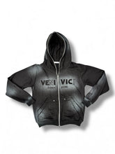 Black Dominating Full Zip Hoodie