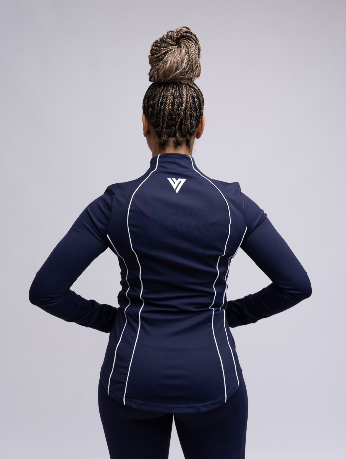 Navy Blue Vici Set Jacket