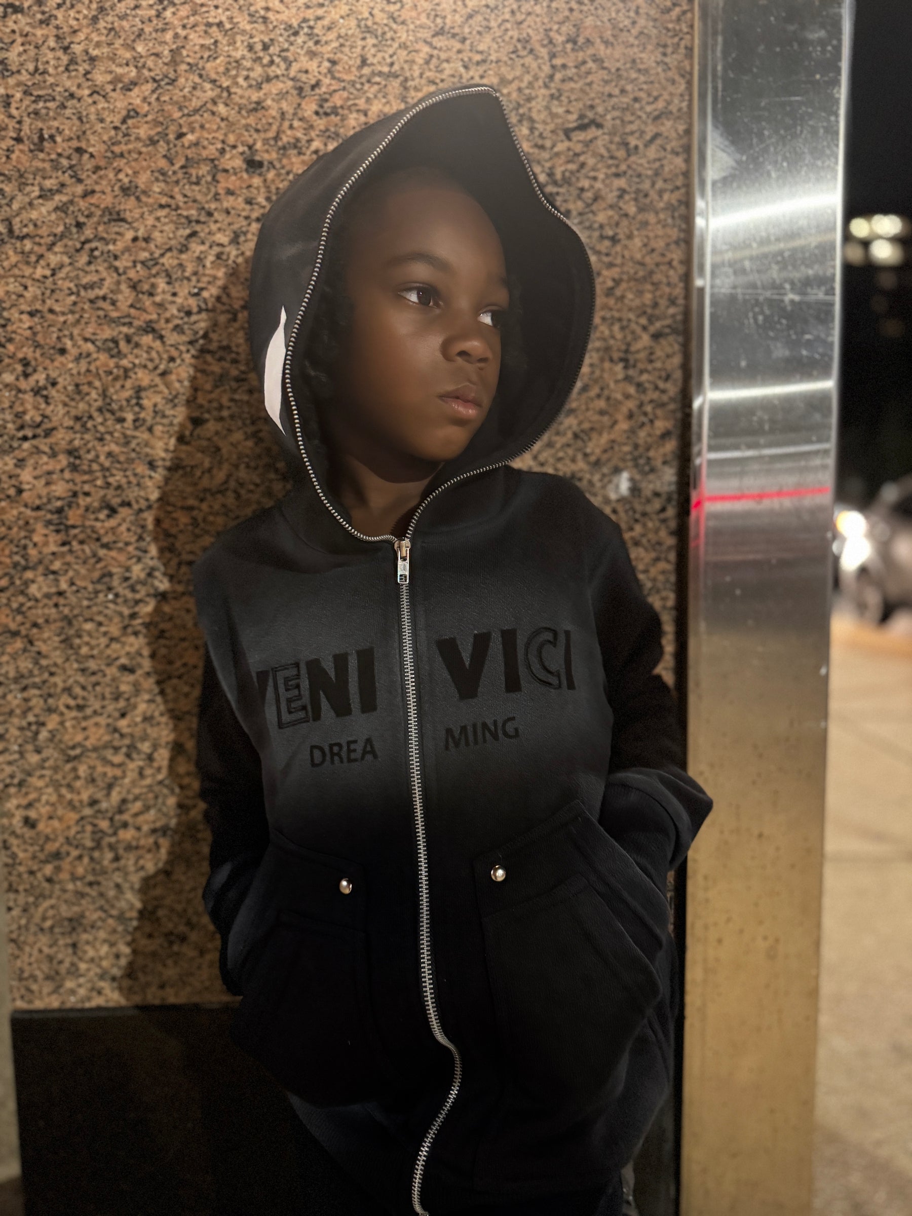 Black Dreaming Kids Hoodie