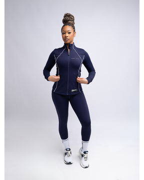 Navy Blue Vici Set Jacket