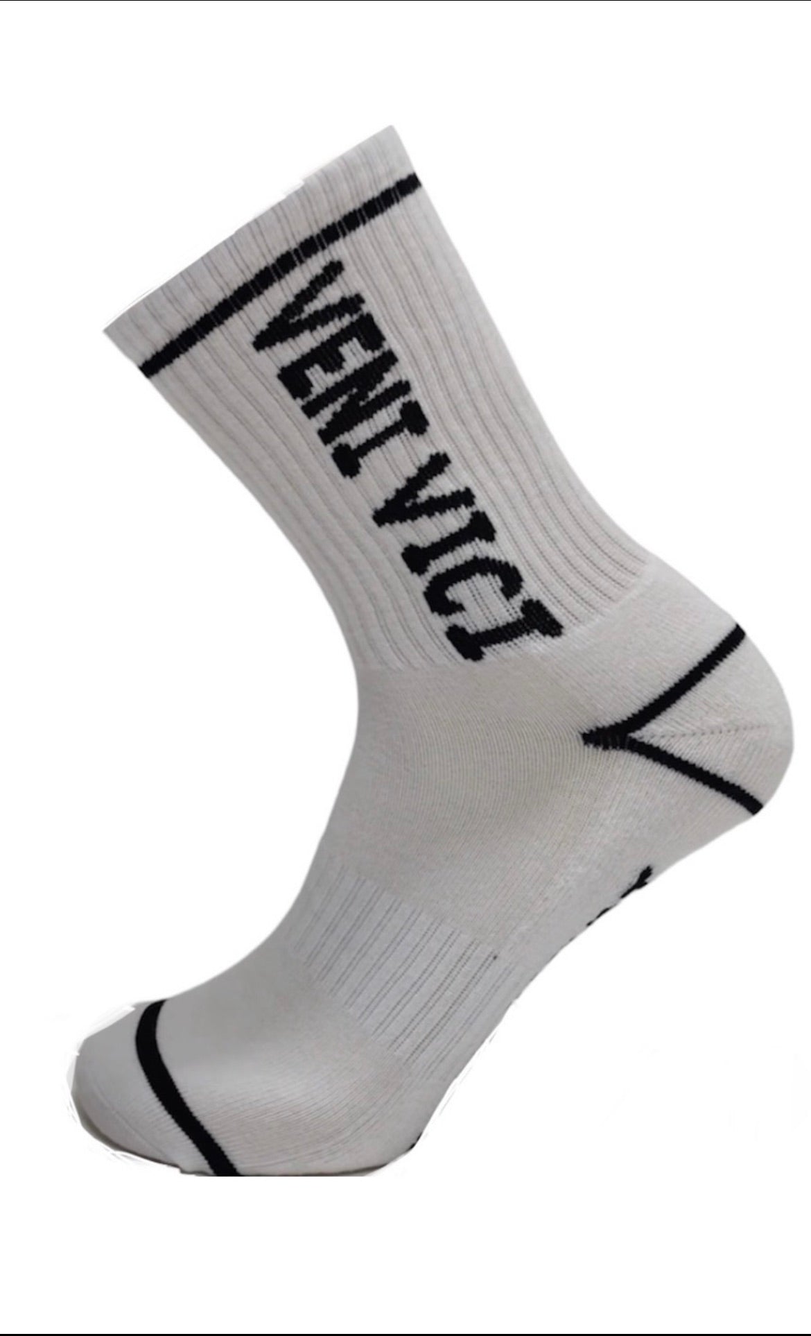 White Veni Vici Socks